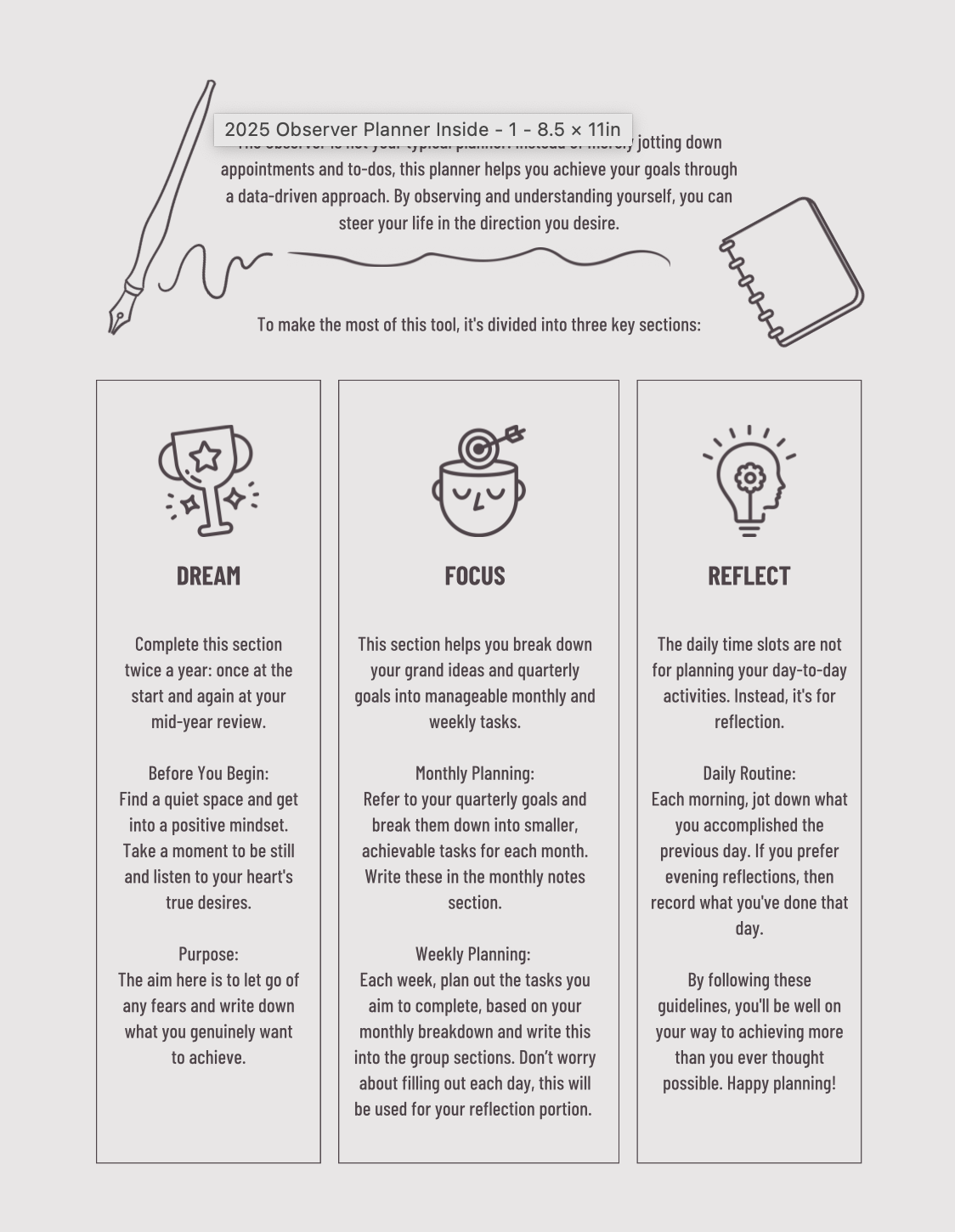 2025 Observer Planner PDF